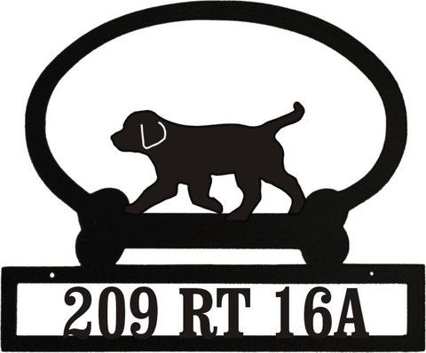 Sweeney Ridge Trotting Puppy Custom Message Sign