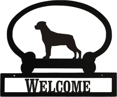 Sweeney Ridge Rottweiler Custom Message Sign