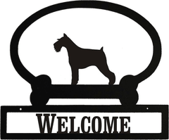 Sweeney Ridge Schnauzer Custom Message Sign