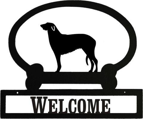 Sweeney Ridge Scottish Deerhound Custom Message Sign