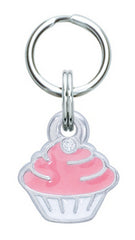 Rockin' Doggie Pink Cupcake Mini Charm