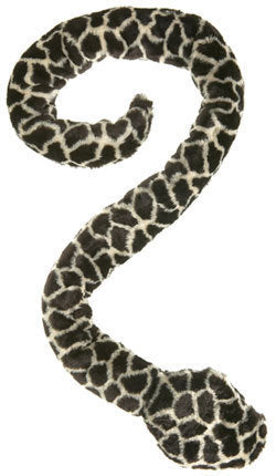 West Paw Giraffe Print S-S-Stretch Snake Dog Toy