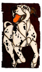 Dalmatian Stained Glass Artwork