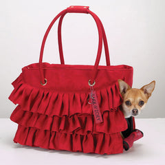 Zack & Zoey Ruffle Teacup Size Pet Carriers