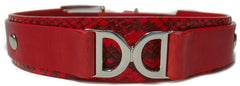 Diva Dog Double D Leather Dog Collar