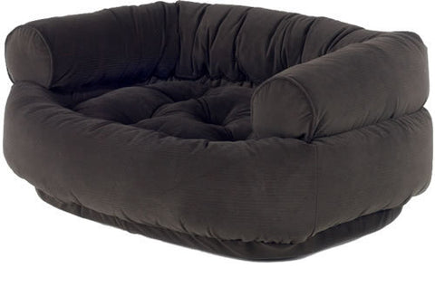 Bowsers Espresso Microvelvet Double Donut Dog Bed