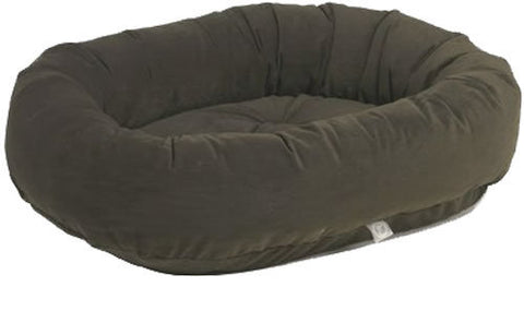 Bowsers Espresso Microvelvet Donut Dog Bed
