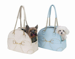 New York Dog Faux Ostrich Soho Dog Carrier