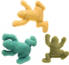 West Paw Eco-Friendly Plush Frog Dog Toys (3 Pack)