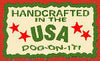 Dandy Designs Black & Tan Dachsund Happy Holidays Picket Fence Sign
