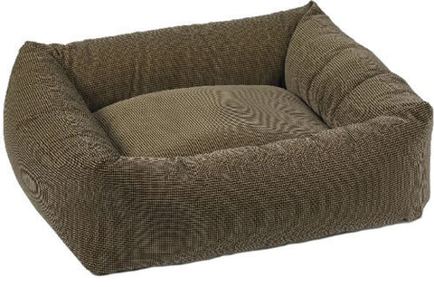 Bowsers Houndstooth Microvelvet Dutchie Dog Bed
