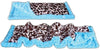 Pet Flys Turquoise & Leopard Cuddle Blanket