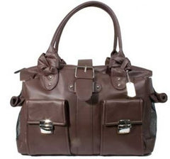 United K9s Knotted Buckle Dog Carrier - Brown