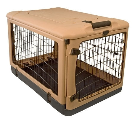 Pet Gear Tan Other Door Steel Dog Crate