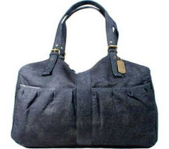 United K9s Denim Pleated Dog Carrier