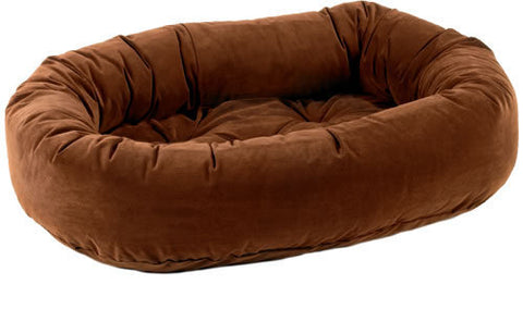 Bowsers Java Microvelvet Donut Dog Bed