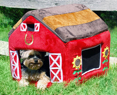 New York Dog Little Red Barn Dog Bed