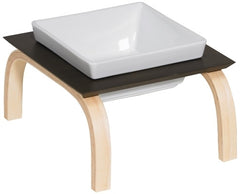 Magemono Single Mocha Raised Pet Feeder