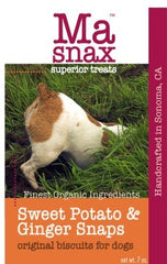 Ma Snax Organic Sweet Potato Ginger Snaps