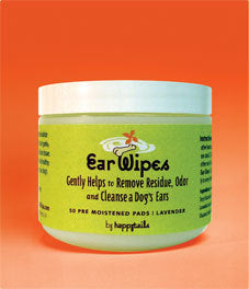 Happy Tails Ear Wipes Gentle Ear Cleaning Pads