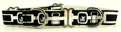 Wagging Green Mod Dog Bamboo Martingale Dog Collar