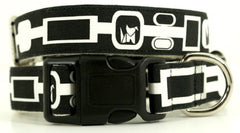 Wagging Green Mod Dog Bamboo Dog Collar