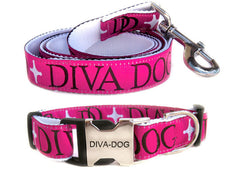 Diva Dog Monogram Dog Collar