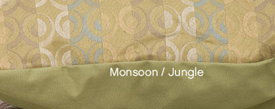 West Paw Monsoon/Jungle Upholstered Bumper Bed