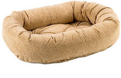 Bowsers Mosaic Sandstone Microvelvet Donut Dog Bed