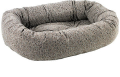 Bowsers Mosaic Slate Microvelvet Donut Dog Bed