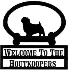 Sweeney Ridge Norfolk Terrier Custom Welcome Sign