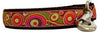 Owen & Olivia Brown, Orange & Pistachio Circles Dog Collar