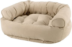 Bowsers Oyster Microvelvet Double Donut Dog Bed