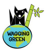 Wagging Green Tree Bark Dog Collar