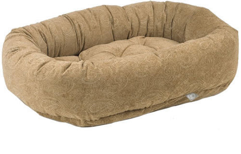 Bowsers Paisley Cedar Microvelvet Donut Dog Bed