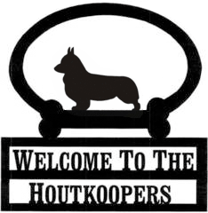 Sweeney Ridge Corgi Pembroke Custom Welcome Sign