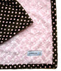 Dream On Curly Minky Dots Dog Blanket