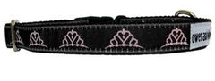 Owen & Olivia Pink Tiaras Dog Collar