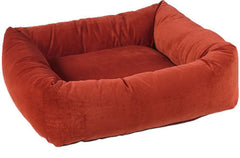 Bowsers Pomegranate Microvelvet Dutchie Dog Bed