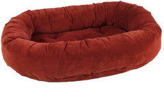 Bowsers Pomegranate Microvelvet Donut Dog Bed
