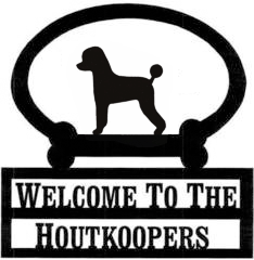 Sweeney Ridge Poodle (Pet Clip) Custom Welcome Sign