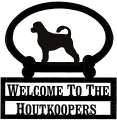 Sweeney Ridge Portuguese Water Dog Custom Welcome Sign