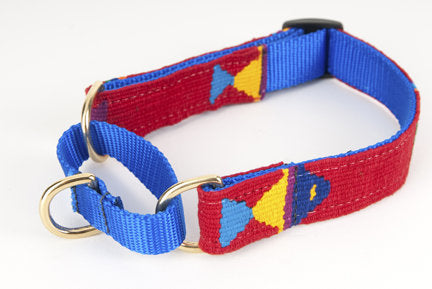 A Tail We Could Wag Foolish Fish Martingale Dog Collar
