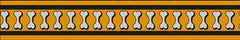 Red Dingo Reflective Bones Orange Dog Collar