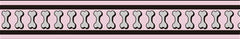 Red Dingo Reflective Bones Pink Dog Collar