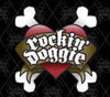 Rockin' Doggie Red Glitter Heart Dog Charm