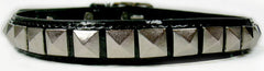 Diva Dog Rockstar Leather Dog Collar