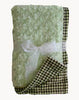 Dream On Curly Minky Dog Blanket With Houndstooth