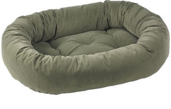 Bowsers Sage Microvelvet Donut Dog Bed
