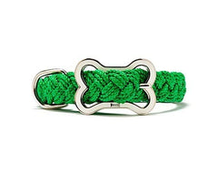 Mascot Sailor's Knot Solids Green Dog Collar